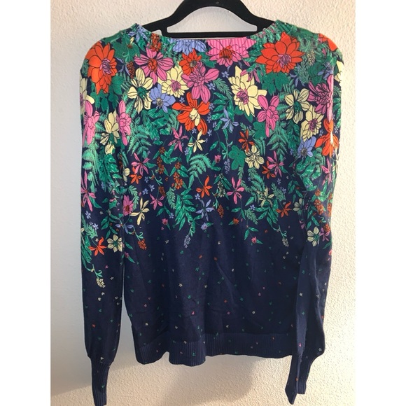 Talbots Floral Pullover Sweater Women’s Size XS - Picture 2 of 4